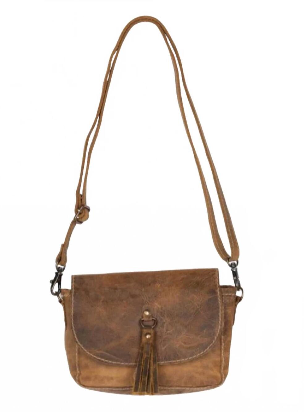 NEW MYRA BAG women's whispering woods leather bag in brown